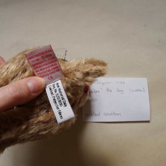 TY - beanie baby - Kaizer the dog (2000) - Picture 3 of 3